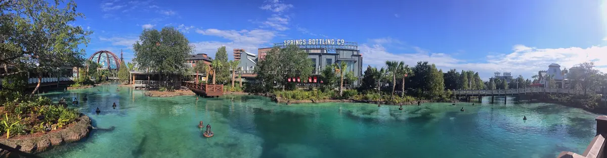 The waterfront at Disney Springs