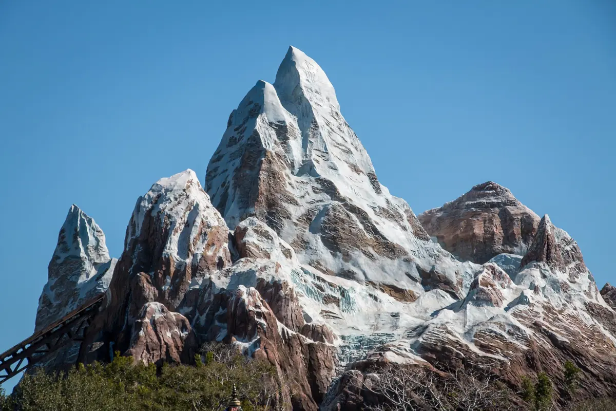 The mountain of Expedition Everest at Animal Kingdom