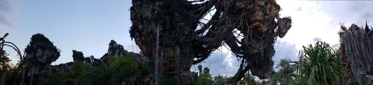 The floating mountains of Pandora at Animal Kingdom
