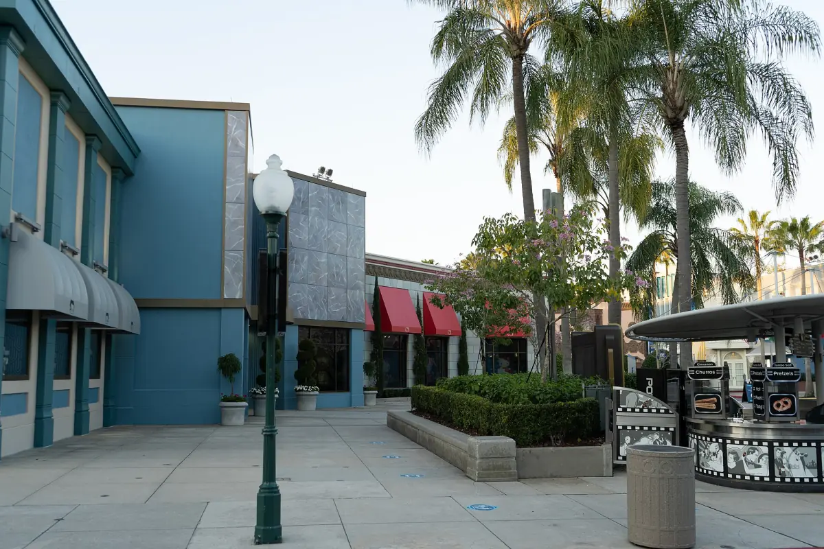Eine Straßenkulisse in den Universal Studios Florida